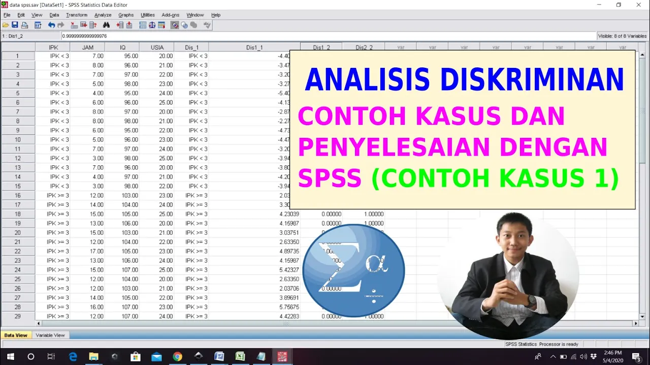 Discriminant Analysis dengan SPSS